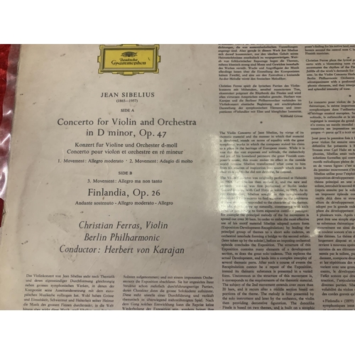 748 - Herbert von Karajan and Christian Ferras with  Berlin Philharmonic - Sibelius Concerto - Deutsch Gra... 