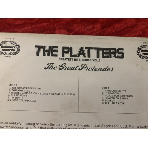 836 - The Platters - The Great Pretender Greatest hit series vol 1 - pickwick