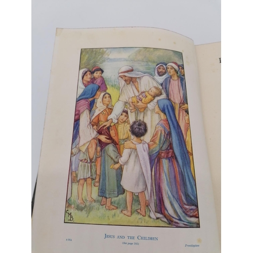 155 - Hardback, 'He Leadeth Me - a Book of Bible Stories' by Dorothy O. Barker, pictures by Cicely M. Bark... 