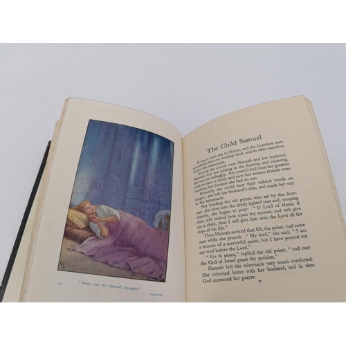 155 - Hardback, 'He Leadeth Me - a Book of Bible Stories' by Dorothy O. Barker, pictures by Cicely M. Bark... 