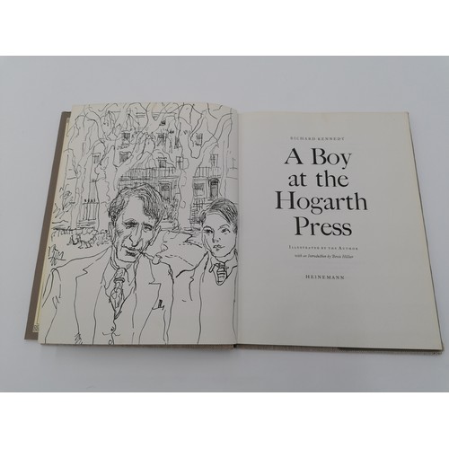 244 - Hardback, 'A Boy at the Hogarth Press' by Richard Kennedy. Bound in canvas type cloth with gold lett... 