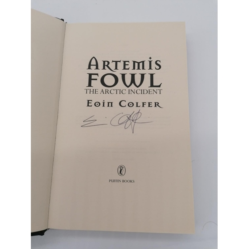 322 - 1 Hardback and 1 Softback, 'Artemis Fowl - The Arctic Incident' by Eoin Colfer. Hardback bound in bl... 