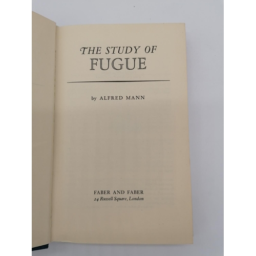 346 - 1 Hardback: 'The Study of Fugue' by Alfred Mann. Published by Faber & Faber 1960, with d/j, 1st UK e... 