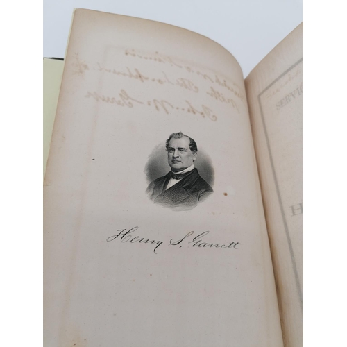 347 - Hardback, 'Memorial of Henry S. Garrett'. Re-backed with black cloth spine and new endpapers. Gold l... 