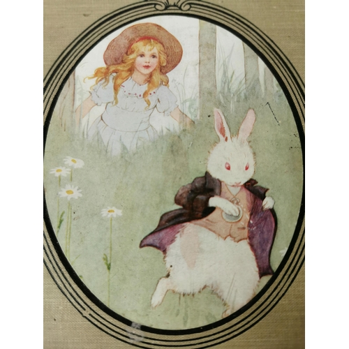 17 - Alice In Wonderland Book. Special Edition with Coloured Plates