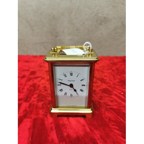 218 - 8 day keywind Bayard day French carriage clock.