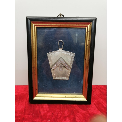 260 - Framed Masonic Jewel
9 inches by 6 and a half inches