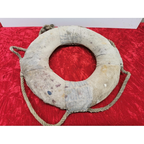 280 - Old Naval Lifebelt from Unknown ship