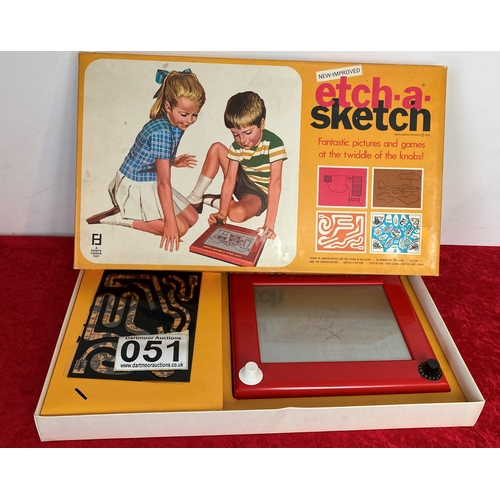 51 - Original 1970's Etch-a-Sketch in original box