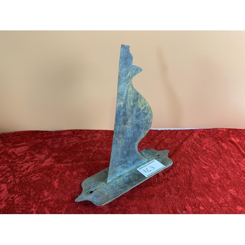 136 - Large Brass Wall Sundial