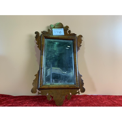 139 - Ornate Wood Mirror Possibly Irish