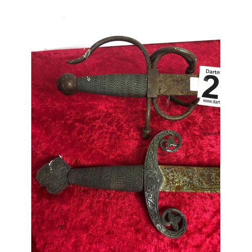 210 - Two ornate swords