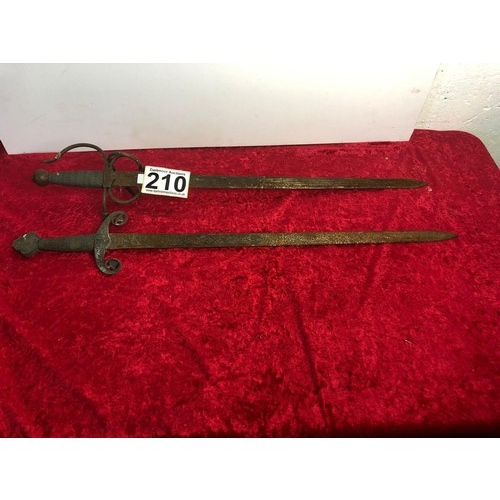 210 - Two ornate swords