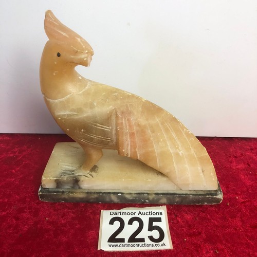 225 - Carved sandstone mythical bird, approx. 15cm tall