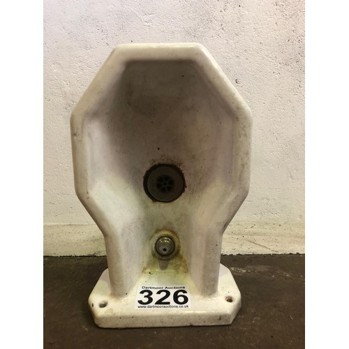 326 - Small funky shaped antique drinking fountain