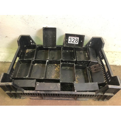 328 - 26 metal trays / electrical covers / boxes, approx. 14cm x 9.5cm