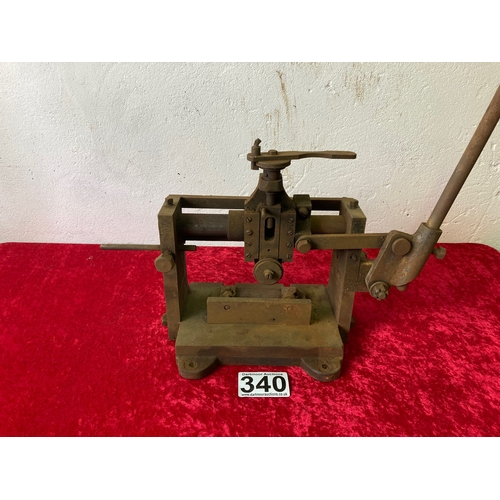 340 - Vintage press (probably)…..for pressing things…..that need pressing….