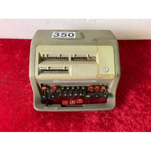 350 - Facit electric adding machine