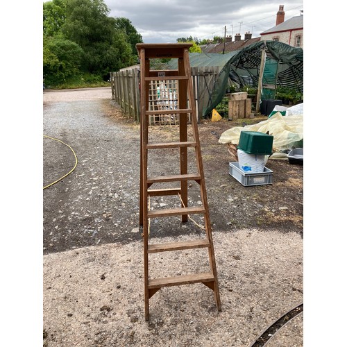 441 - Vintage Youngman 7-step stepladder in good condition