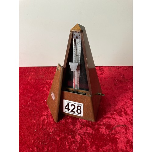 428 - Maezel Paquet French metronome, clockwork