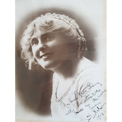 555 - Signed & dated autographed publicity photo of the British music hall and comedy actress, Maie Ash, [... 