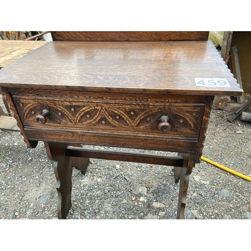 459 - Two vintage dressing tables, one with mirror