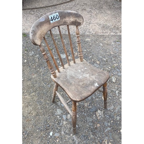 460 - Wooden farmhouse chair