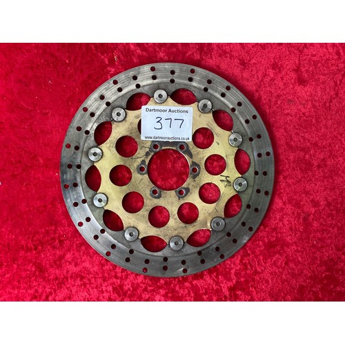 57 - Motorbike brake disc - would look great made into a clock!