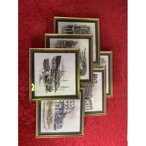 349 - Six Richard Early Lithographs - very collectible