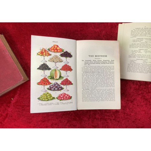 164 - Mrs Beeton's Book of Household Management 1909 edition + Mrs Beeton's Everyday Cookery pub. Ward Loc... 