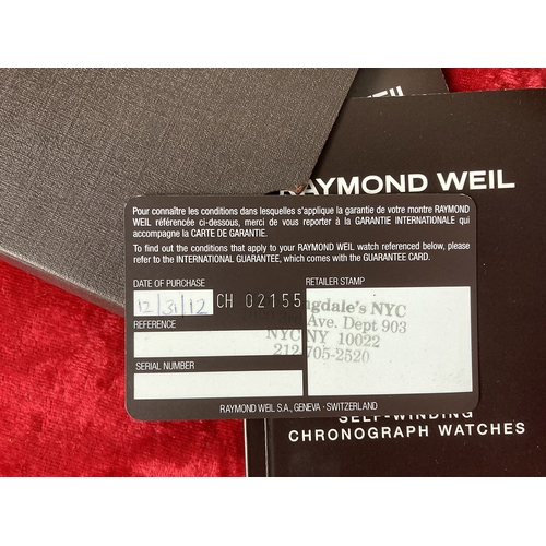 177 - Raymond Weil Freelancer Watch 2740 boxed watch in working order with original paperwork