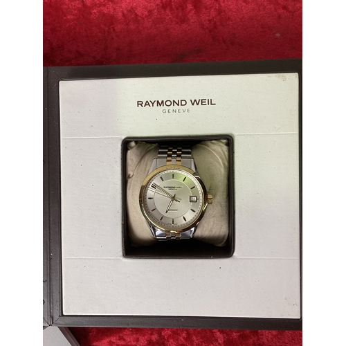 177 - Raymond Weil Freelancer Watch 2740 boxed watch in working order with original paperwork