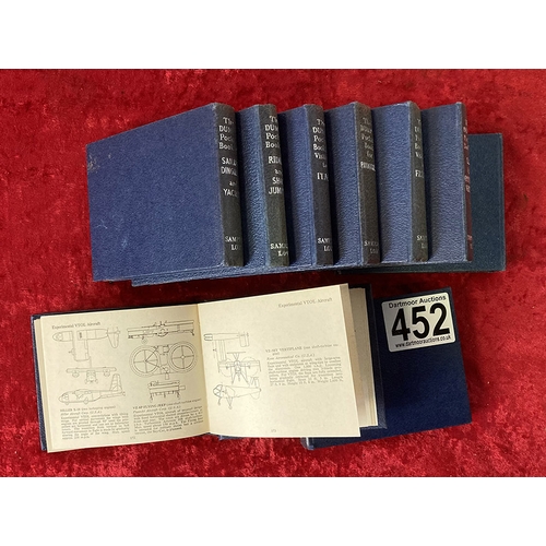 452 - A collection of Dumpy Pocket Books including dogs, cars, aircraft and sailing yachts.