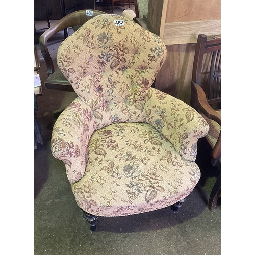 462 - A button back armchair