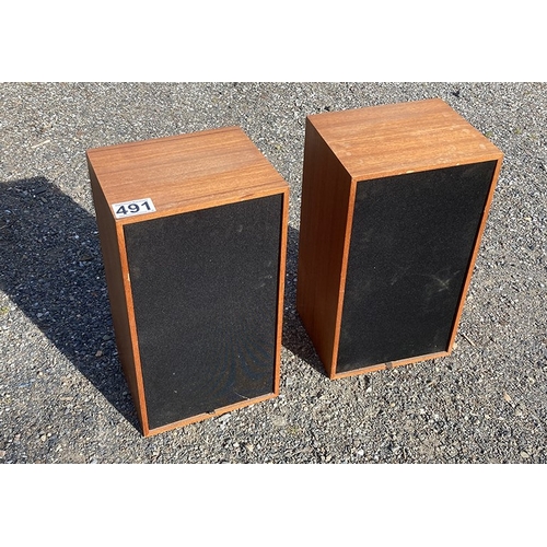 491 - Pair of large Marantz Imperial 7G vintage floor speakers (untested)