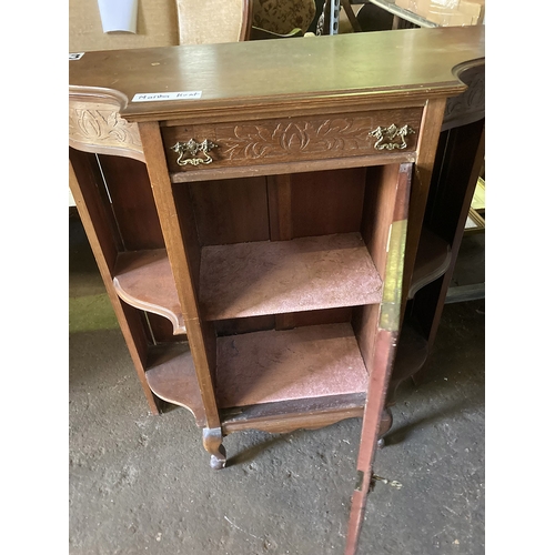 493 - Late 19th century display unit, badge inside reads 'Popham, Radford &co complete home furnishers Ply... 