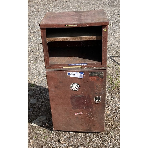 25 - Metal workshop cabinet - approx 3' tall