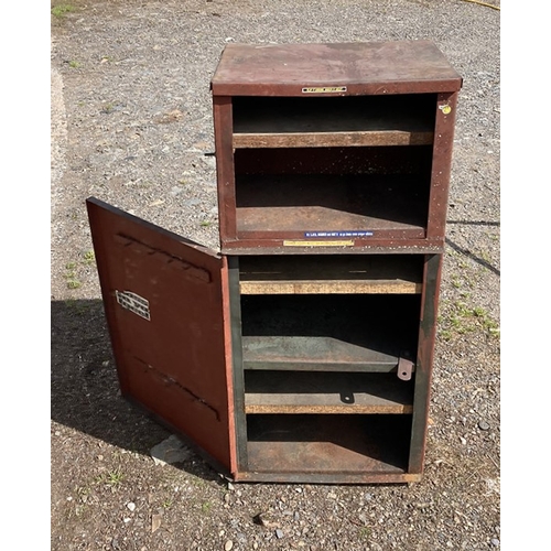 25 - Metal workshop cabinet - approx 3' tall