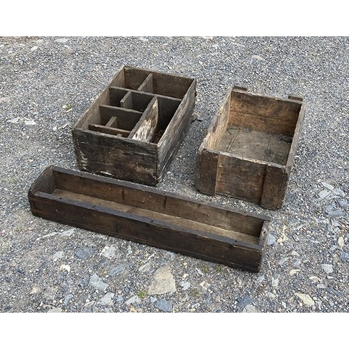 39 - 3 wooden crates