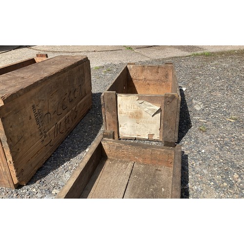 40 - 3 wooden crates