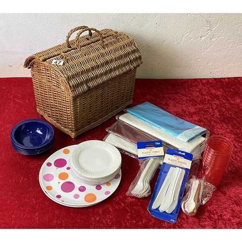 47 - Picnic Basket and contents