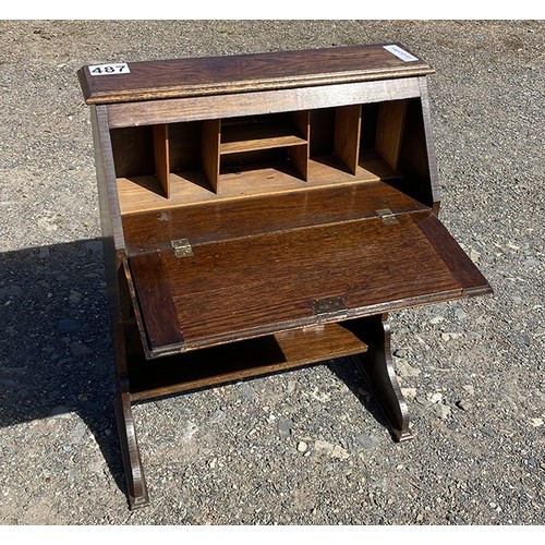 487 - Wooden bureau