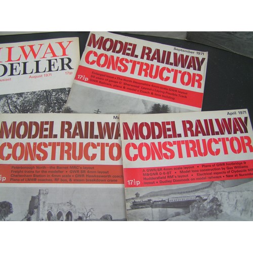 262 - Vintage Railway Magazines 5 x Railway Constructors 4 x Railway Modeller