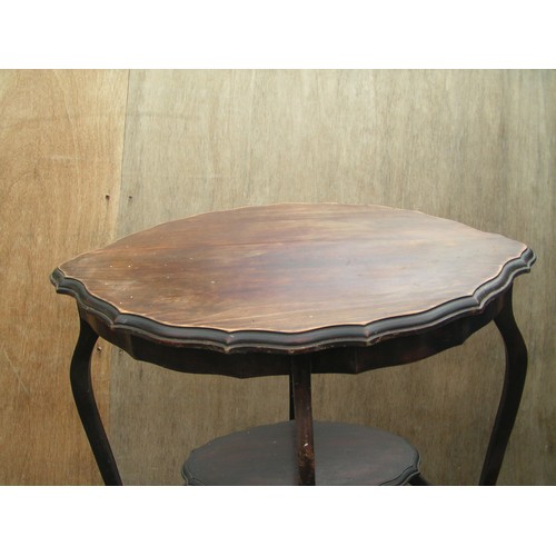 374 - Pie crust occasional table