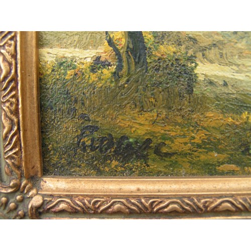 283 - Framed Oil on Canvas . Signature as per image