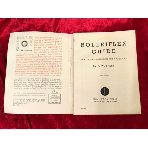 289 - Vintage Rolleiflex camera guide