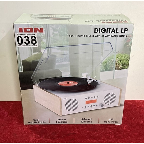 38 - Ion 4-in-1 Stereo Music Centre with DAB Radio