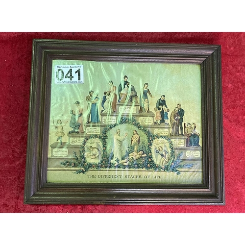 41 - Three framed religious pictures