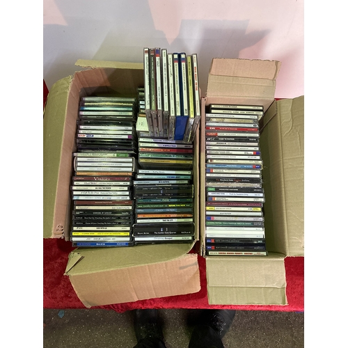 58 - Two boxes of CDs