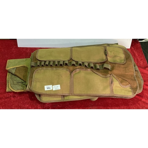 66 - 4 Canvas Shooting Bags and others